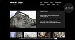 Desktop Screenshot of metall-design.ch
